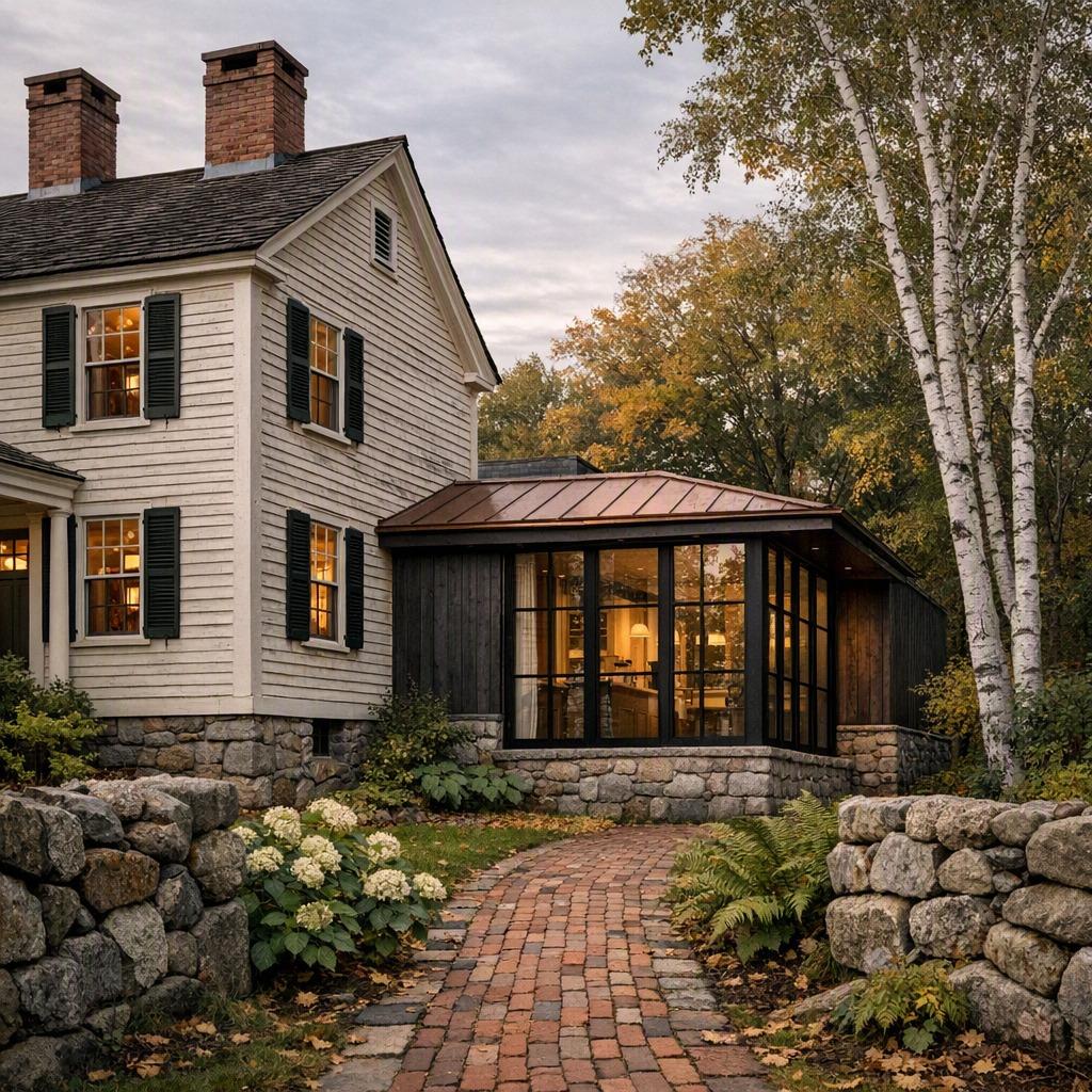 Historic Addition Study — Context and renovation visualization